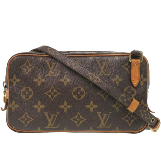 Louis Vuitton Brown Monogram Shoulder Bag (Pre-Owned)