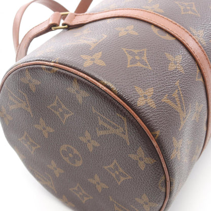 Louis Vuitton Brown Pvc Coated Canvas Leather Handbag (Pre-Owned)