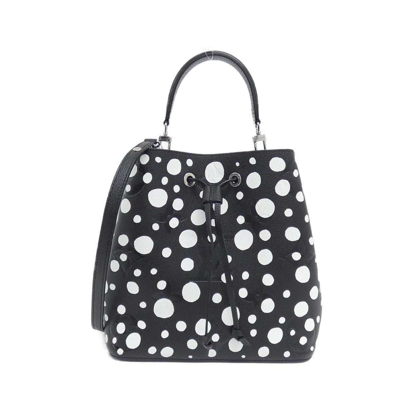 Louis Vuitton Black Leather Shoulder Bag (Pre-Owned)