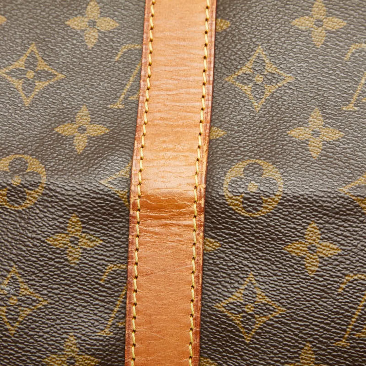 Louis Vuitton Brown Pvc Leather Boston Bag (Pre-Owned)