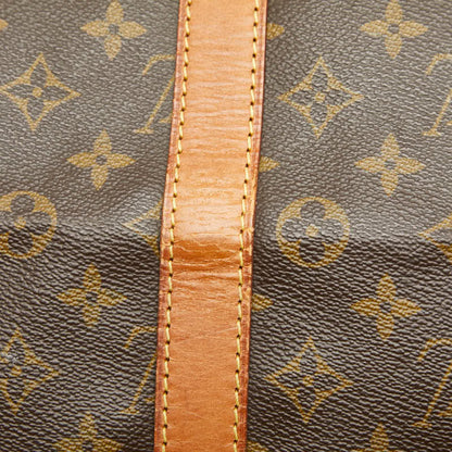 Louis Vuitton Brown Pvc Leather Boston Bag (Pre-Owned)
