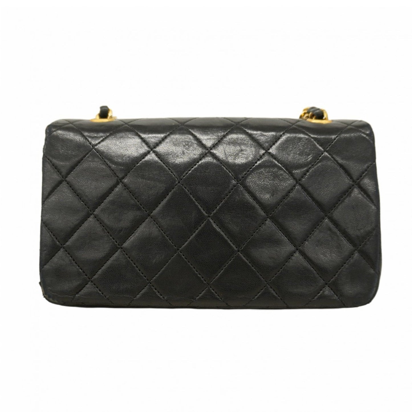 Chanel Black Leather Shoulder Bag (Pre-Owned)