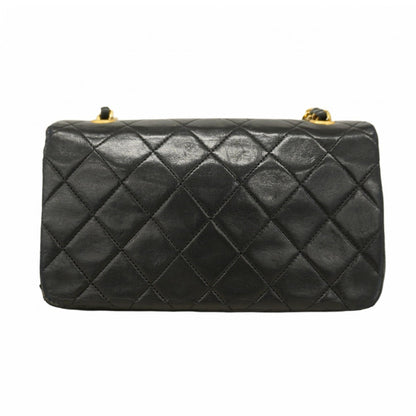 Chanel Black Leather Shoulder Bag (Pre-Owned)