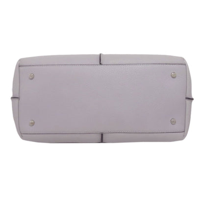 Tod's Gray Leather Tote Bag (Pre-Owned)