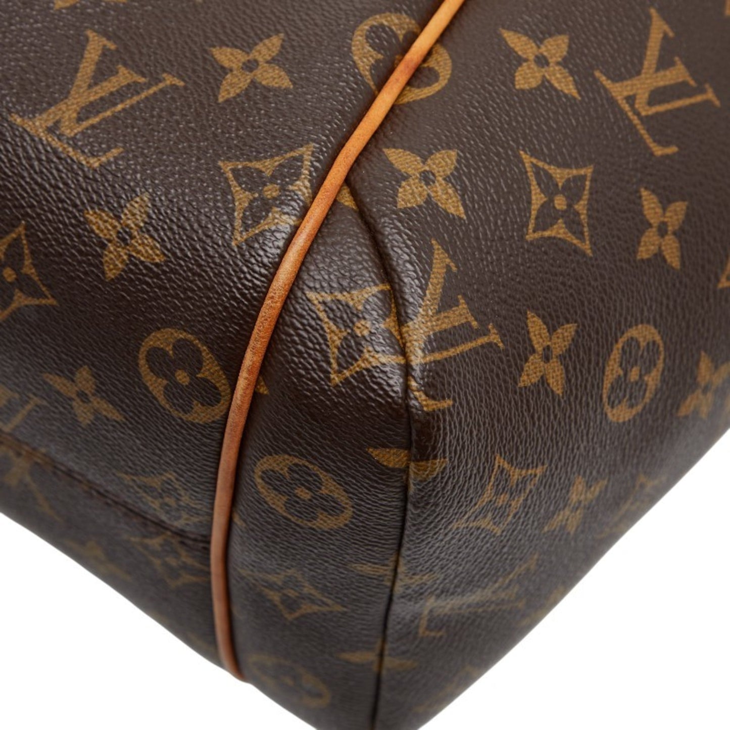 Louis Vuitton Brown Pvc Leather Shoulder Bag Tote Bag (Pre-Owned)