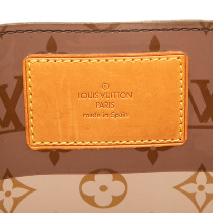 Louis Vuitton Brown Vinyl Leather Tote Bag (Pre-Owned)