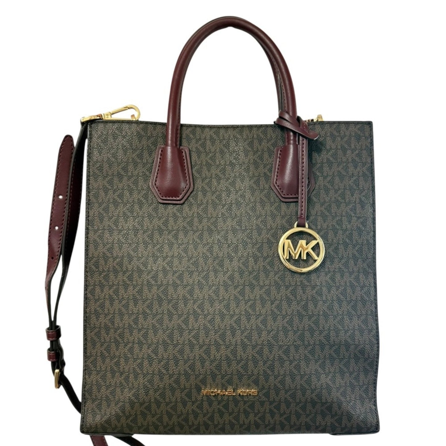 Michael Kors Bordeaux Brown Shoulder Bag Tote Bag (Pre-Owned)