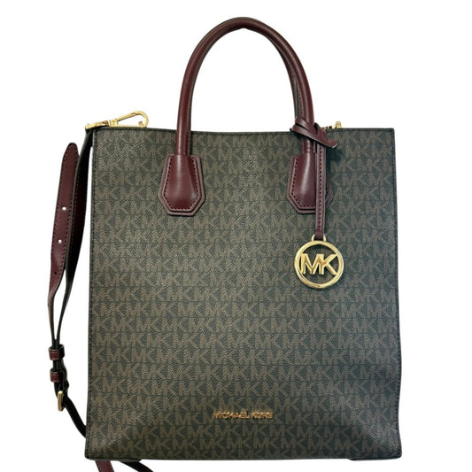 Michael Kors Bordeaux Brown Shoulder Bag Tote Bag (Pre-Owned)