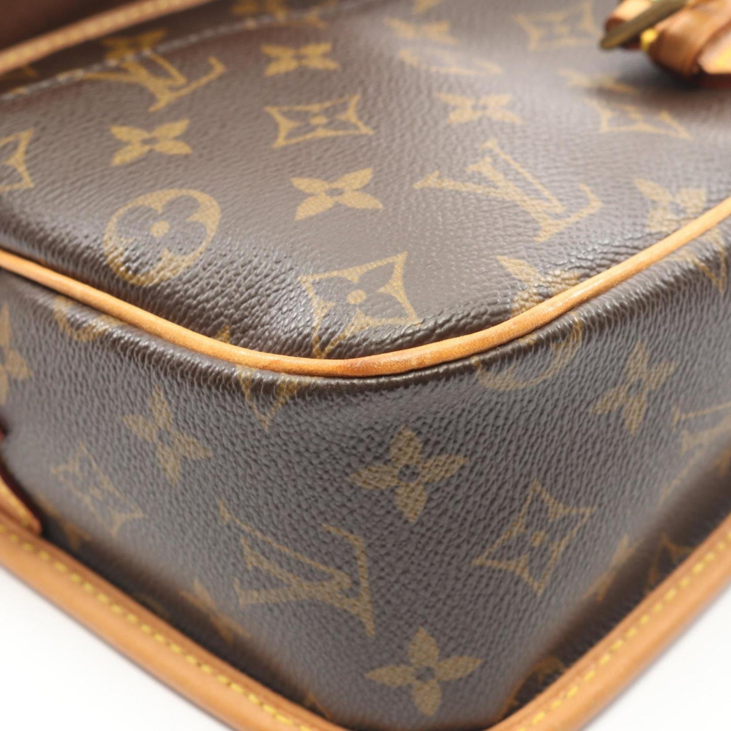 Louis Vuitton Brown Pvc Leather Shoulder Bag (Pre-Owned)