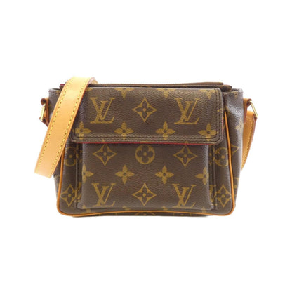Louis Vuitton Marron Coated Canvas Shoulder Bag (Pre-Owned)