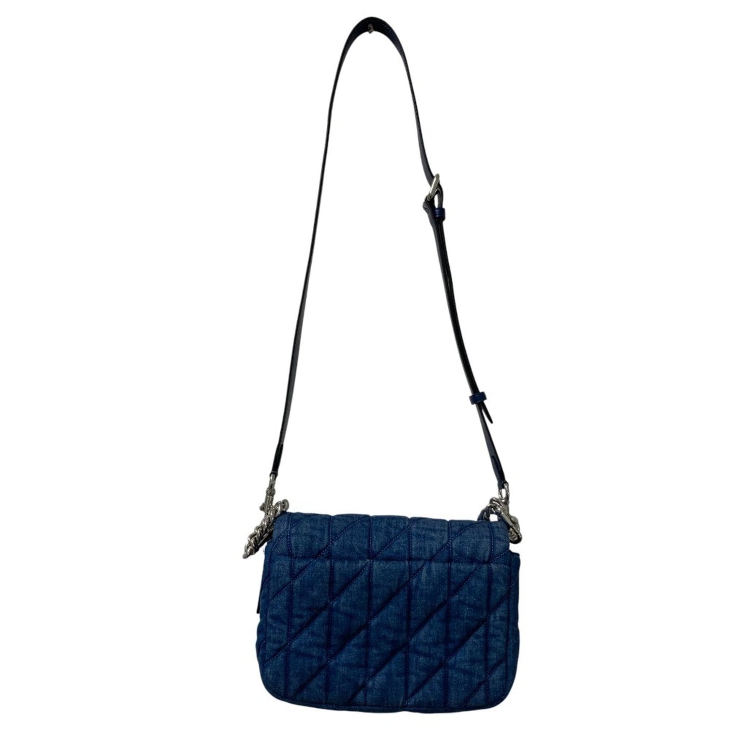 Coach Blue Quilting Shoulder Bag (Pre-Owned)