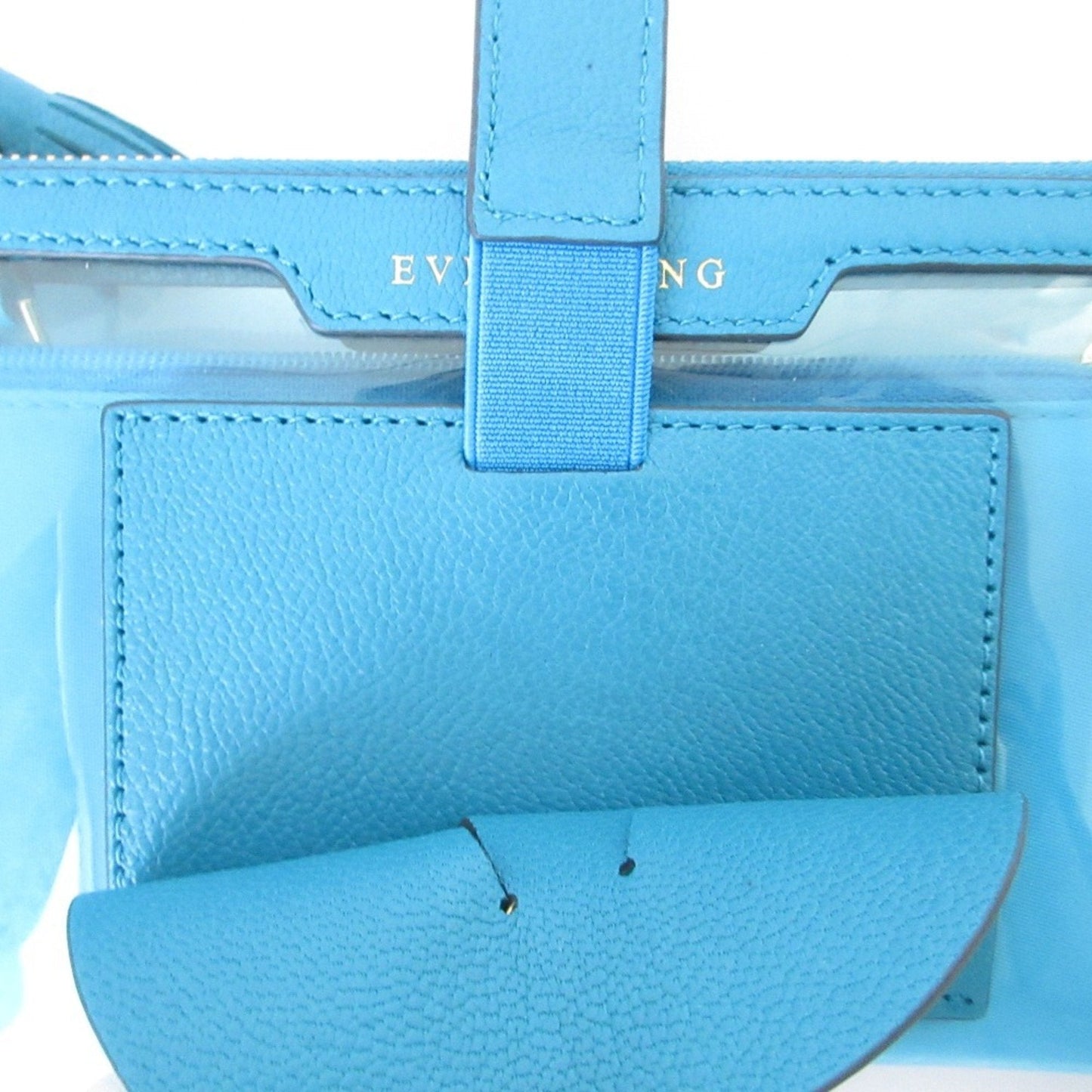 Anya Hindmarch Blue Pochette Pouch Shoulder Bag (Pre-Owned)