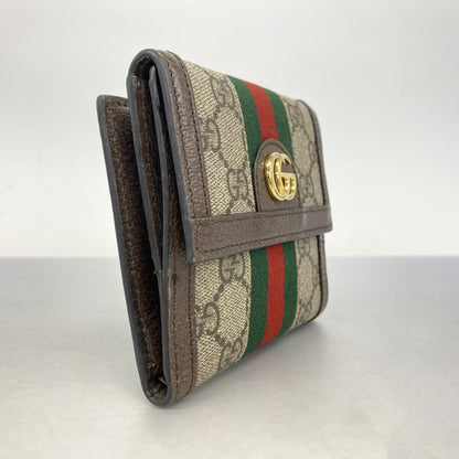 Gucci Brown Pvc Wallet (Bi-Fold) (Pre-Owned)