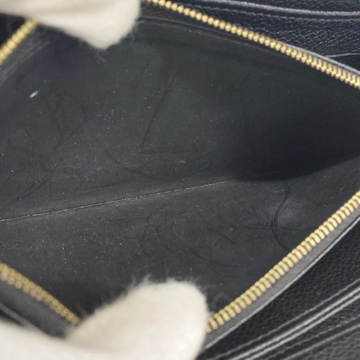 Louis Vuitton Noir Long Wallet (Bi-Fold) (Pre-Owned)