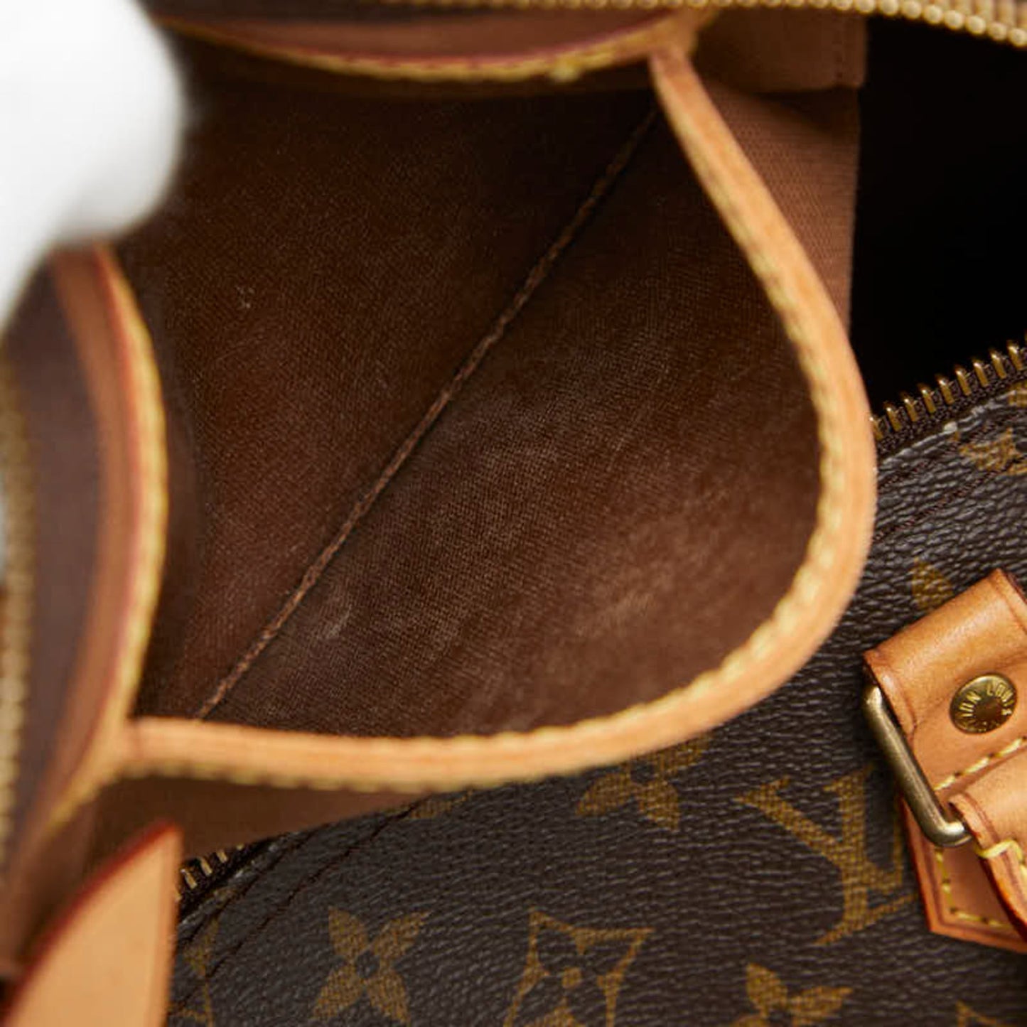 Louis Vuitton Brown Pvc Leather Boston Bag Handbag (Pre-Owned)