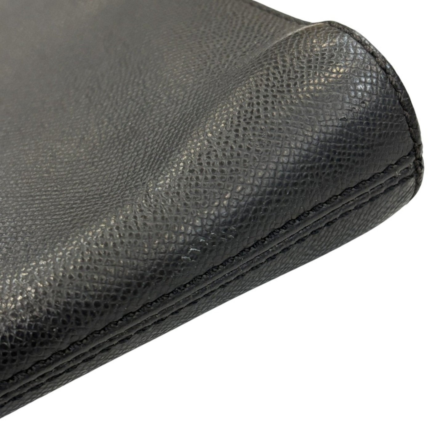 Chanel Black White Leather Tote Bag (Pre-Owned)