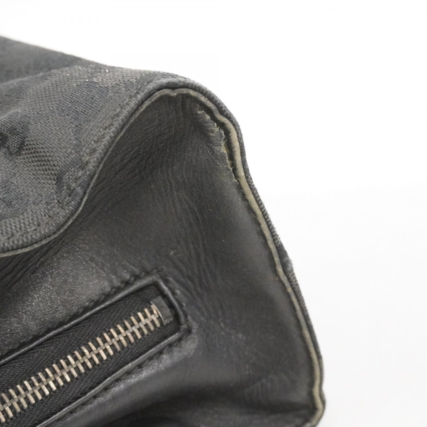 Gucci Black Canvas Tote Bag (Pre-Owned)