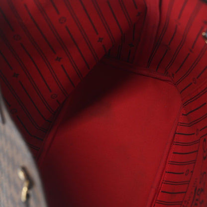 Louis Vuitton Brown Damier Canvas Damier Canvas Shoulder Bag Tote Bag (Pre-Owned)