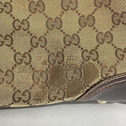 Gucci Brown Canvas Tote Bag (Pre-Owned)