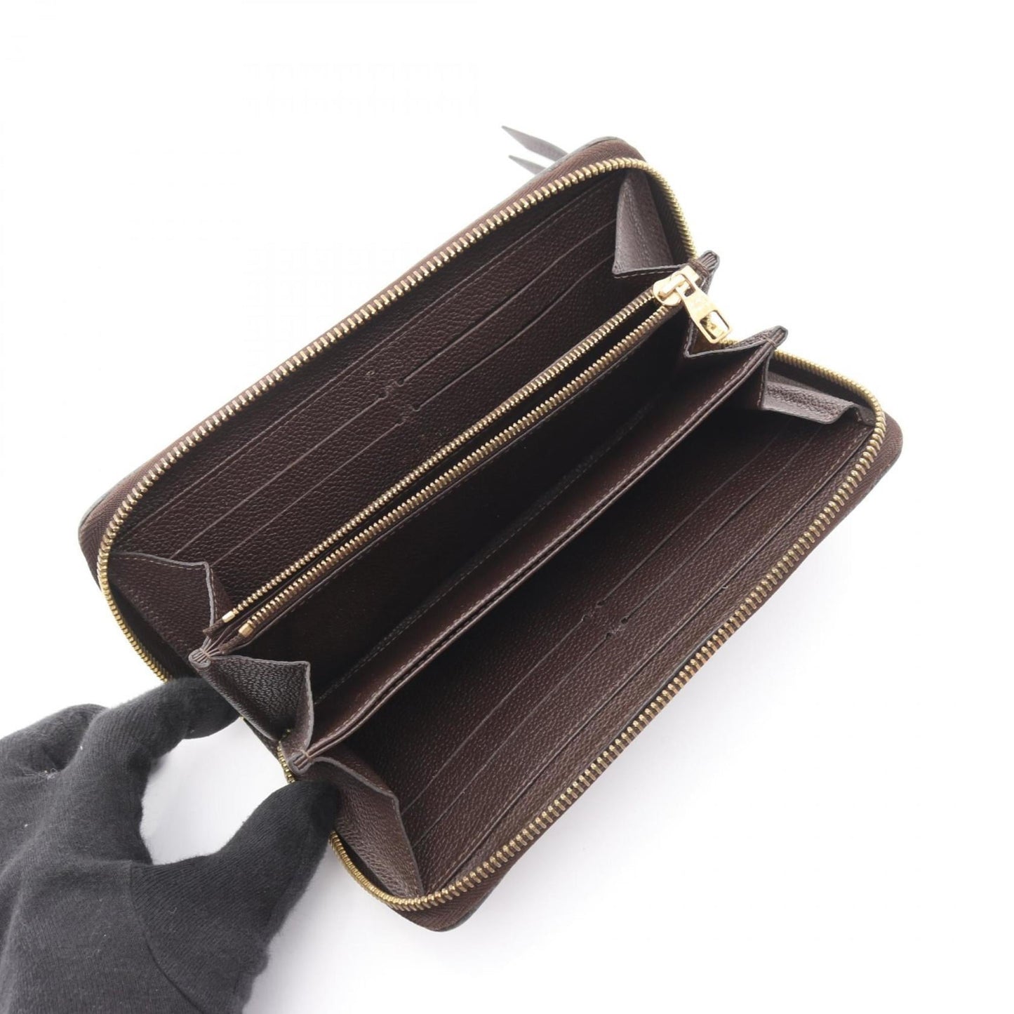 Louis Vuitton Brown Earth Monogram Empreinte Long Wallet (Bi-Fold) (Pre-Owned)