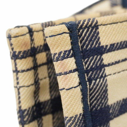 Christian Dior Navy Canvas Tote Bag (Pre-Owned)