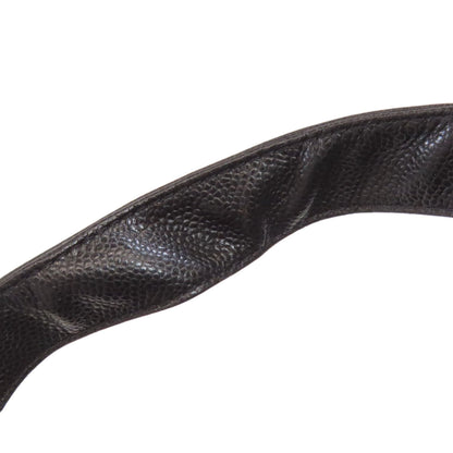 Chanel Black Leather Tote Bag (Pre-Owned)