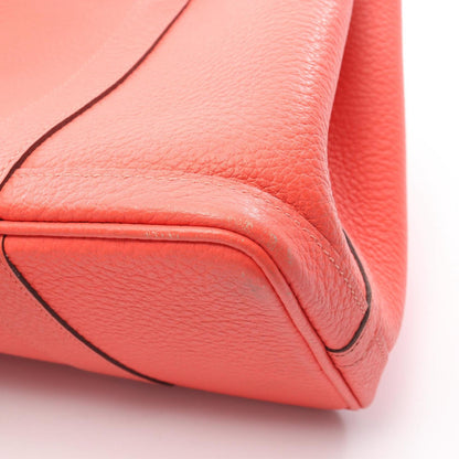 Hermes Red Color Leather Country Leather Tote Bag (Pre-Owned)
