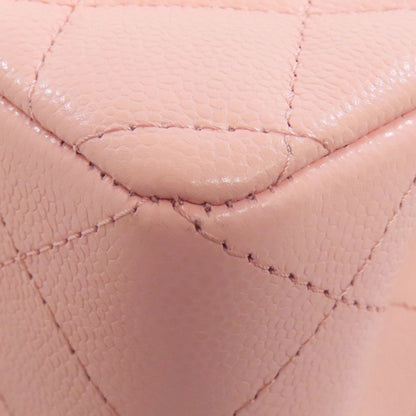 Chanel Matelasse Pink Leather Shoulder Bag (Pre-Owned)