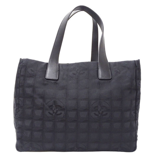 Chanel Black Nylon Tote Bag (Pre-Owned)