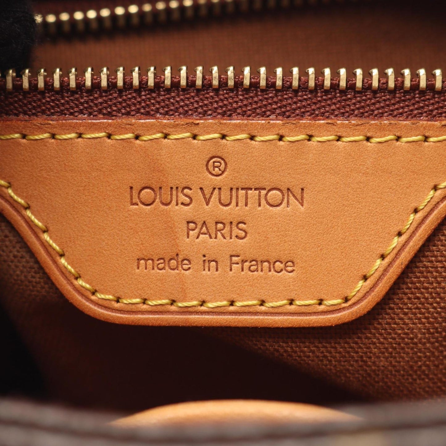 Louis Vuitton Brown Pvc Leather Handbag (Pre-Owned)