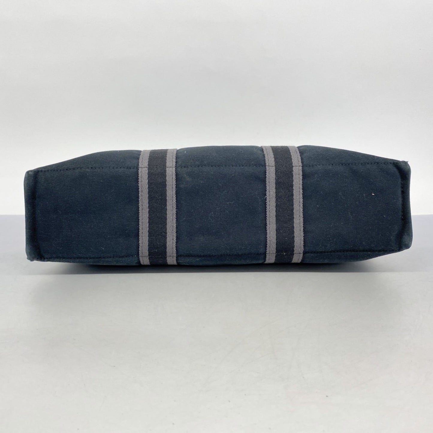 Hermes Black Canvas Tote Bag (Pre-Owned)