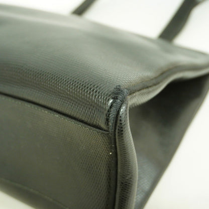 Salvatore Ferragamo Black Leather Tote Bag (Pre-Owned)