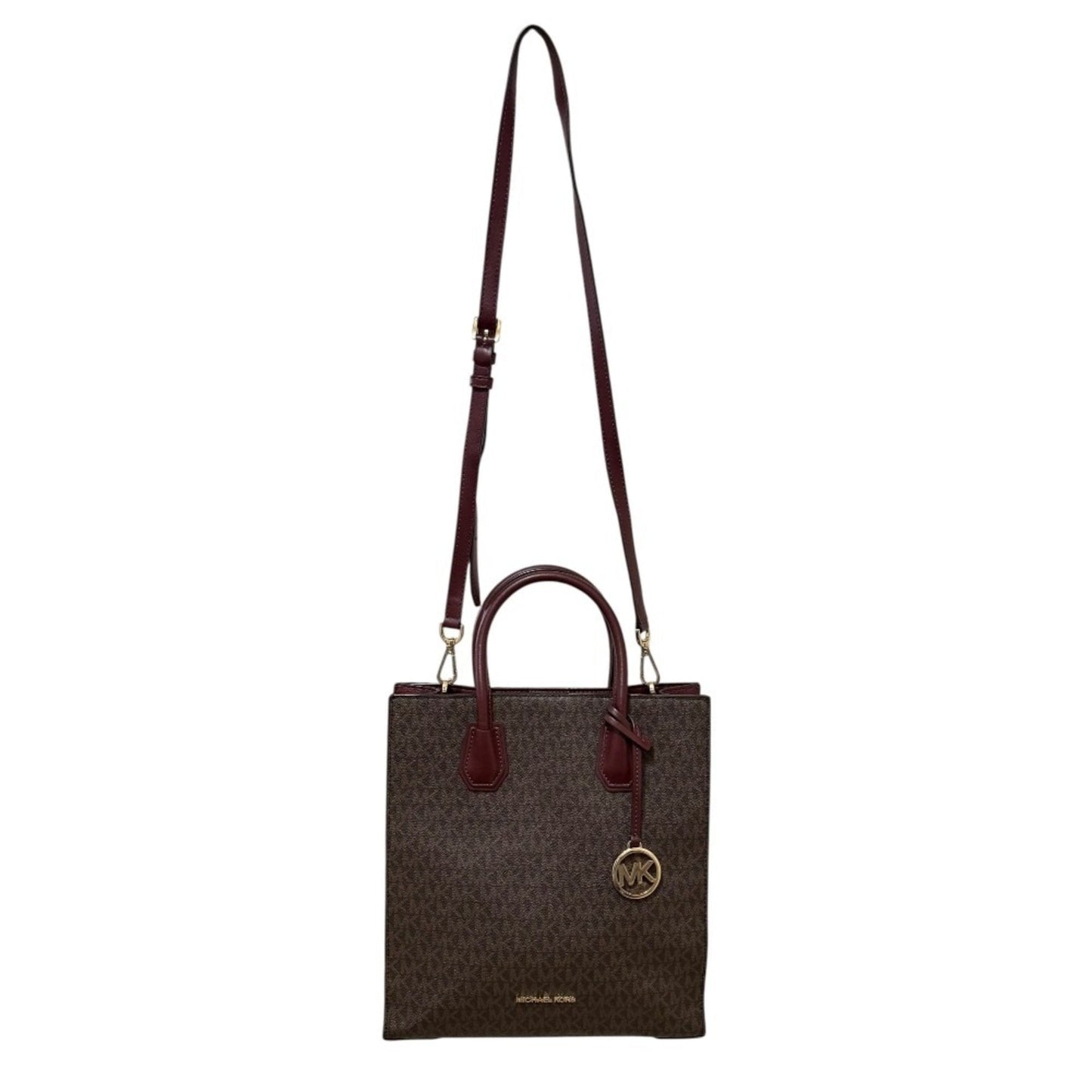 Michael Kors Bordeaux Brown Shoulder Bag Tote Bag (Pre-Owned)