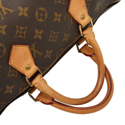 Louis Vuitton Brown Pvc Leather Boston Bag Handbag (Pre-Owned)