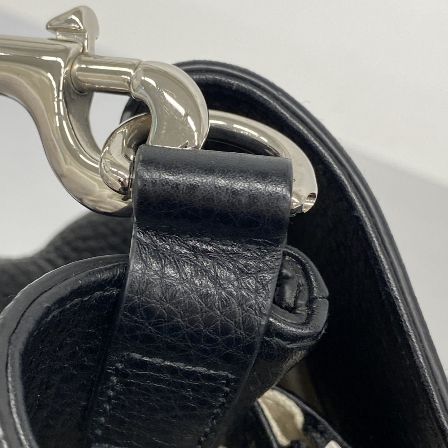 Gucci Black Leather Tote Bag (Pre-Owned)