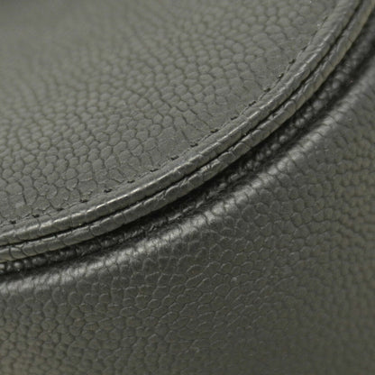 Chanel Black Grained Calfskin Handbag (Pre-Owned)