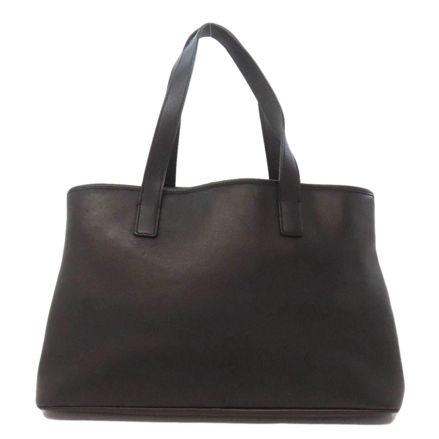 Salvatore Ferragamo Black Leather Tote Bag (Pre-Owned)