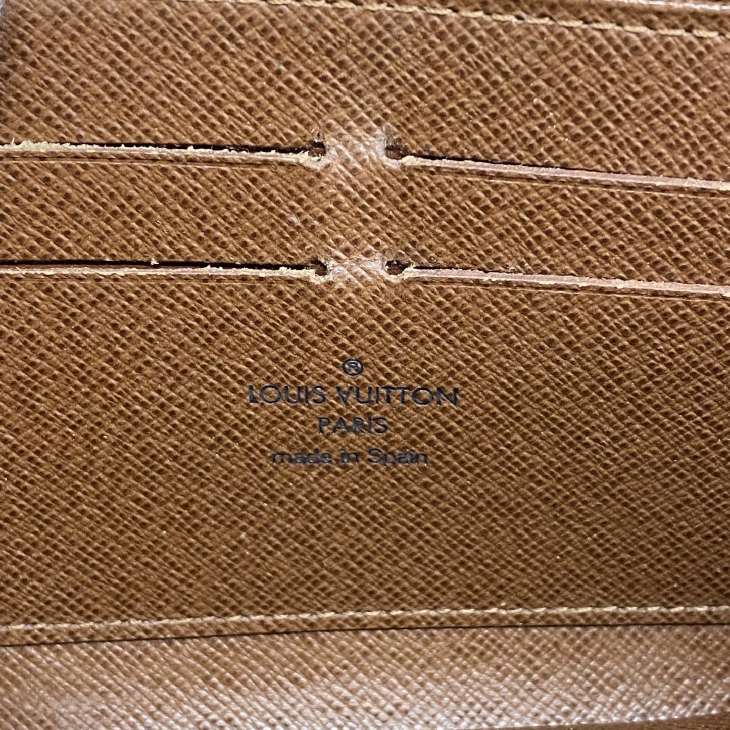 Louis Vuitton Brown Long Wallet (Bi-Fold) (Pre-Owned)