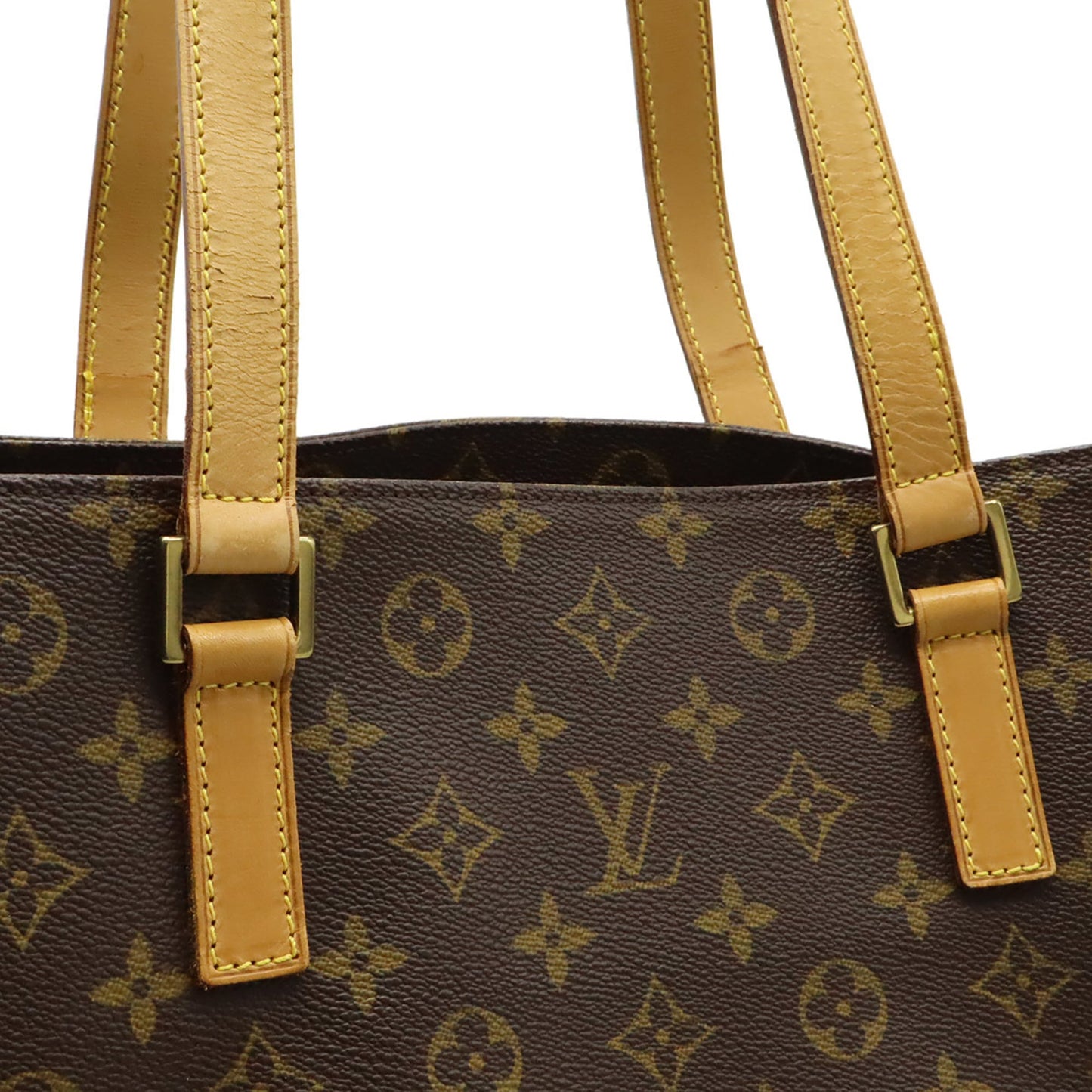 Louis Vuitton Brown Monogram Shoulder Bag Tote Bag (Pre-Owned)
