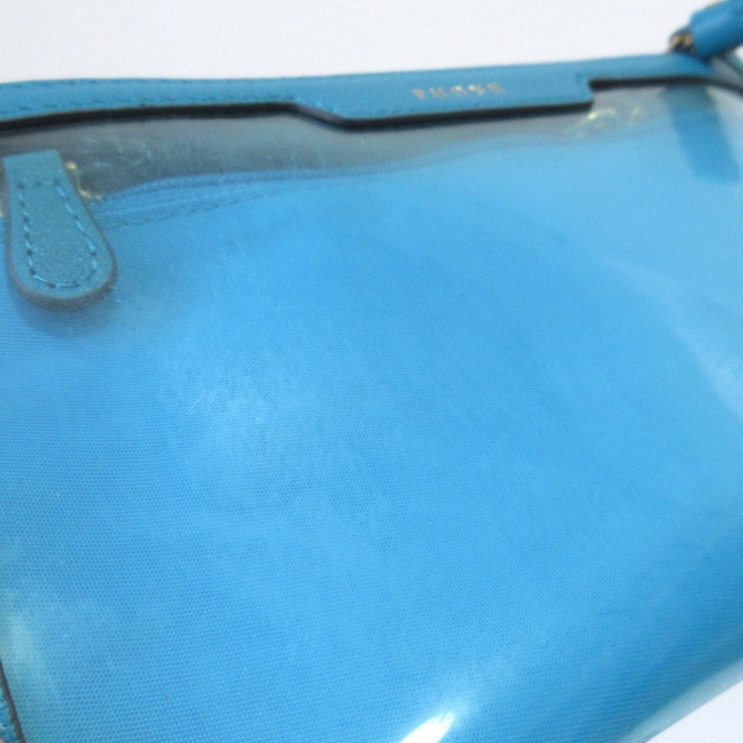 Anya Hindmarch Blue Pochette Pouch Shoulder Bag (Pre-Owned)