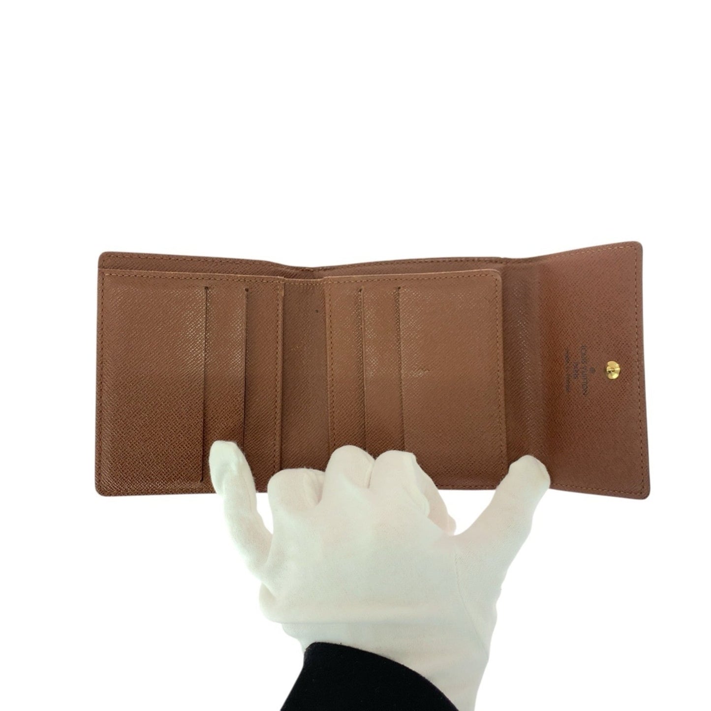 Louis Vuitton Brown Pvc Wallet (Tri-Fold) (Pre-Owned)