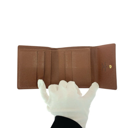 Louis Vuitton Brown Pvc Wallet (Tri-Fold) (Pre-Owned)