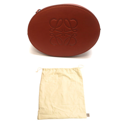 Loewe Brown Leather Handbag Shoulder Bag (Pre-Owned)