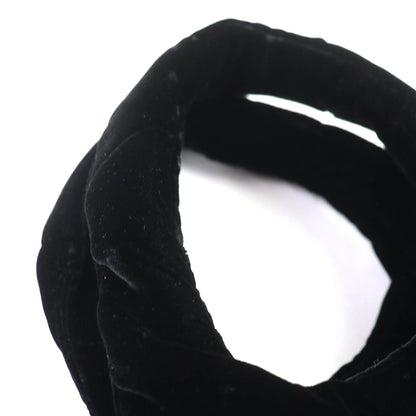 Prada Black Velvet Handbag Shoulder Bag (Pre-Owned)