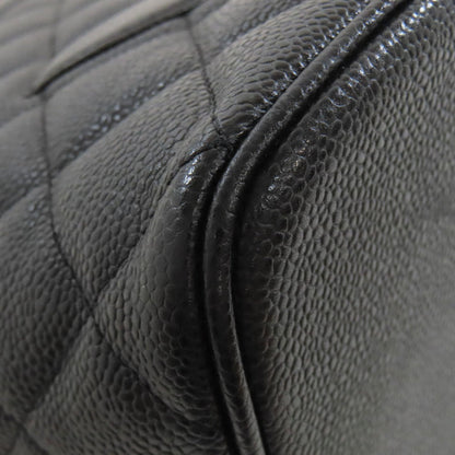 Chanel Black Leather Tote Bag (Pre-Owned)