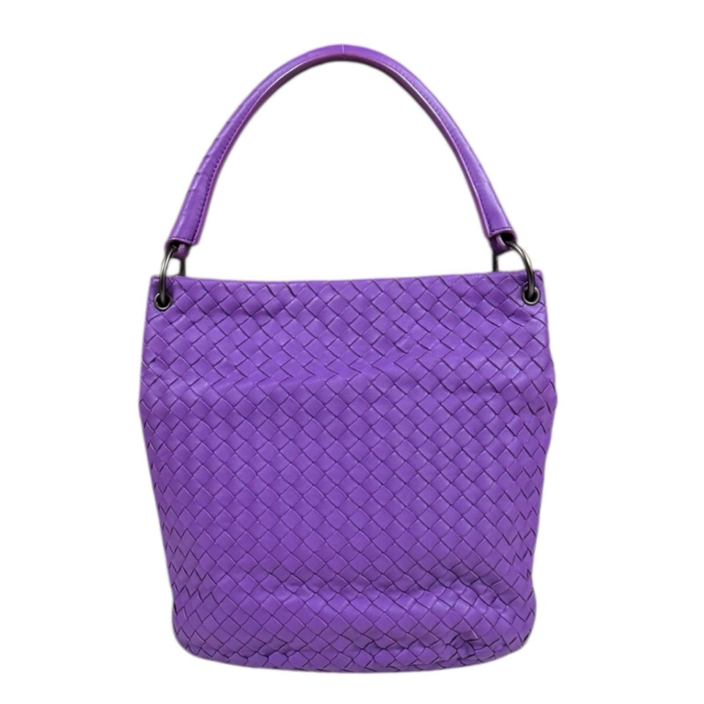 Bottega Veneta Intrecciato Purple Intrecciato Tote Bag (Pre-Owned)