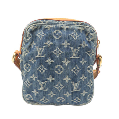 Louis Vuitton Blue Monogram Denim Shoulder Bag (Pre-Owned)