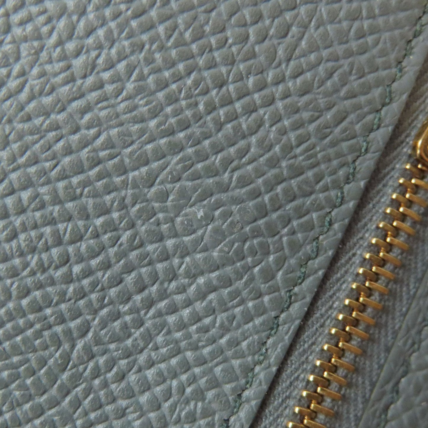 Hermes Gray Epsom Leather Wallet (Bi-Fold) (Pre-Owned)