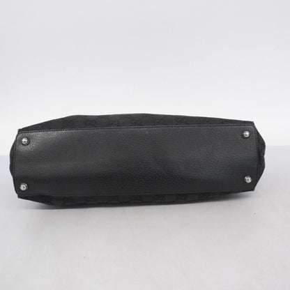 Gucci Black Canvas Tote Bag (Pre-Owned)