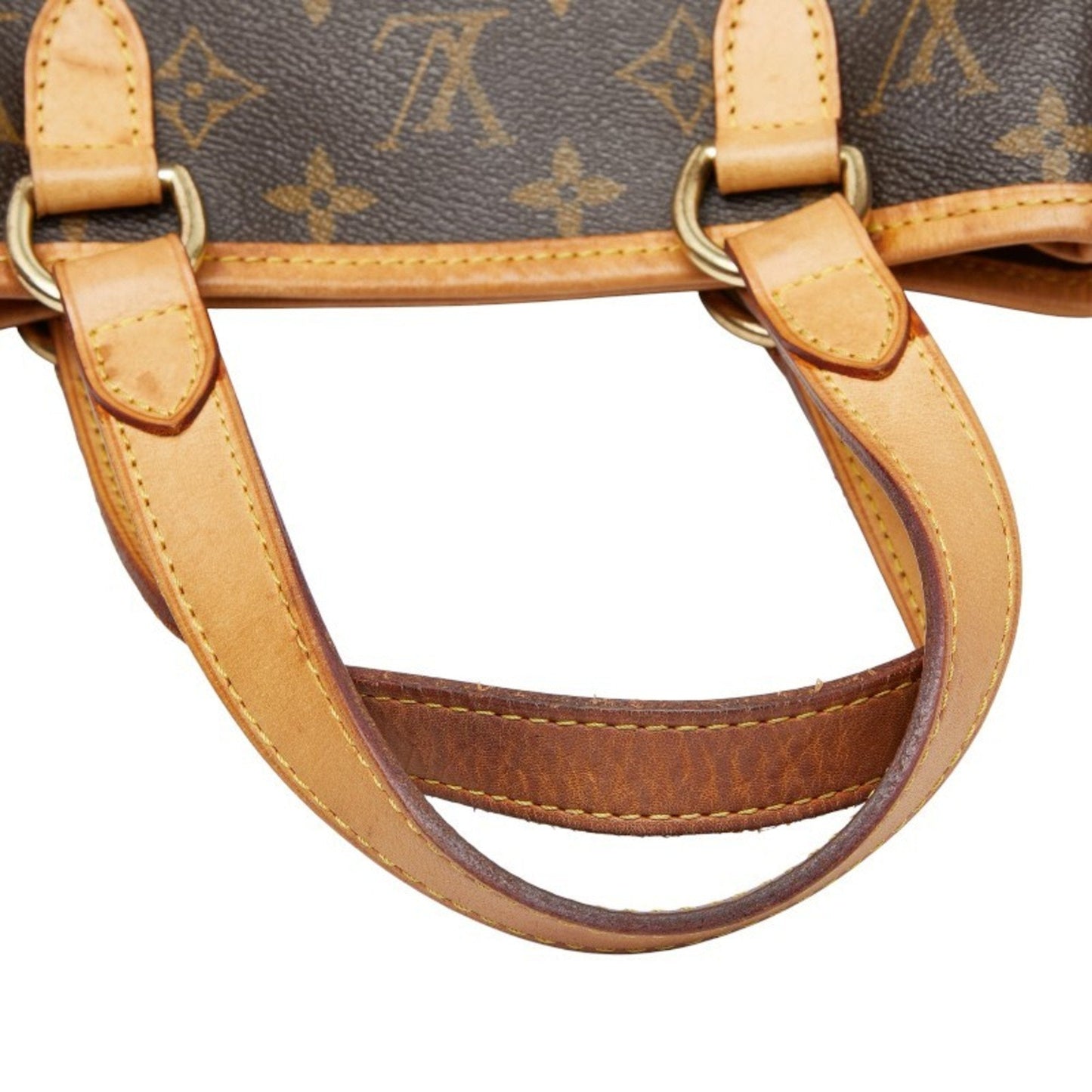 Louis Vuitton Brown Pvc Leather Handbag (Pre-Owned)